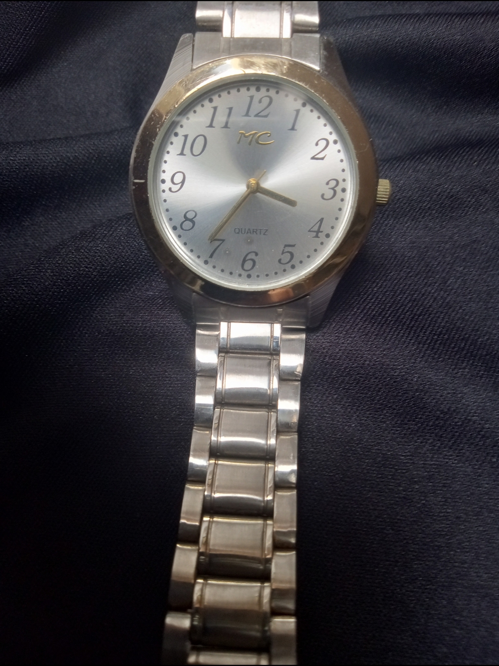 MC Silver and Gold Two-Tone Quartz Wristwatch